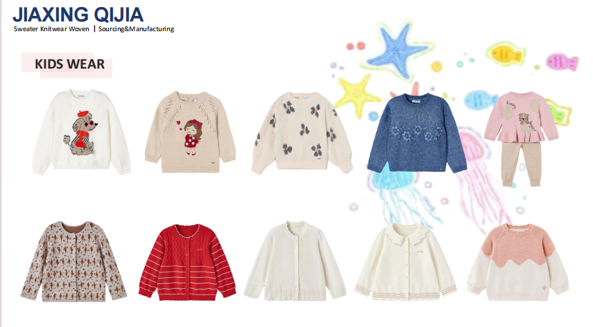 RUIFAN Baby Knitwear Showroomissa: langasta vaatteeseen tyttövauville ja poikavauvoille